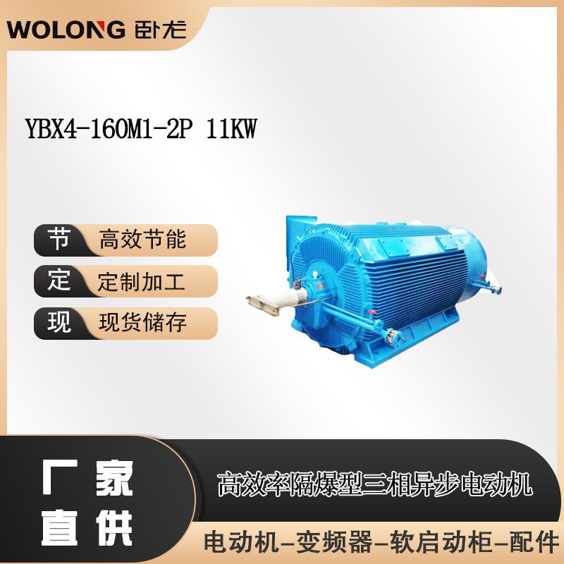 YBX4-160M1-2P 11KW 矿用粉尘防爆电机南阳卧龙电机有限公司