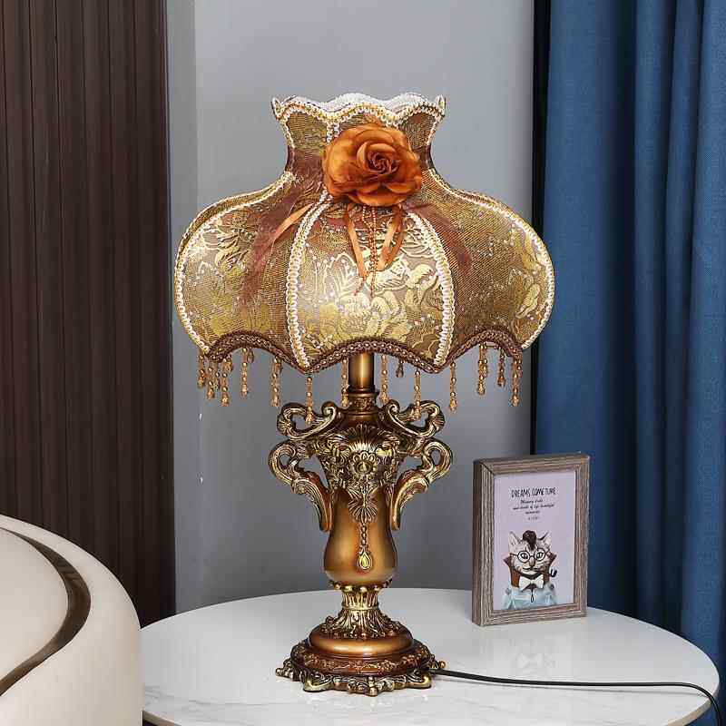 正品欧式落地灯轻卧奢古气古典客厅茶几装饰大灯书房复室床头立式