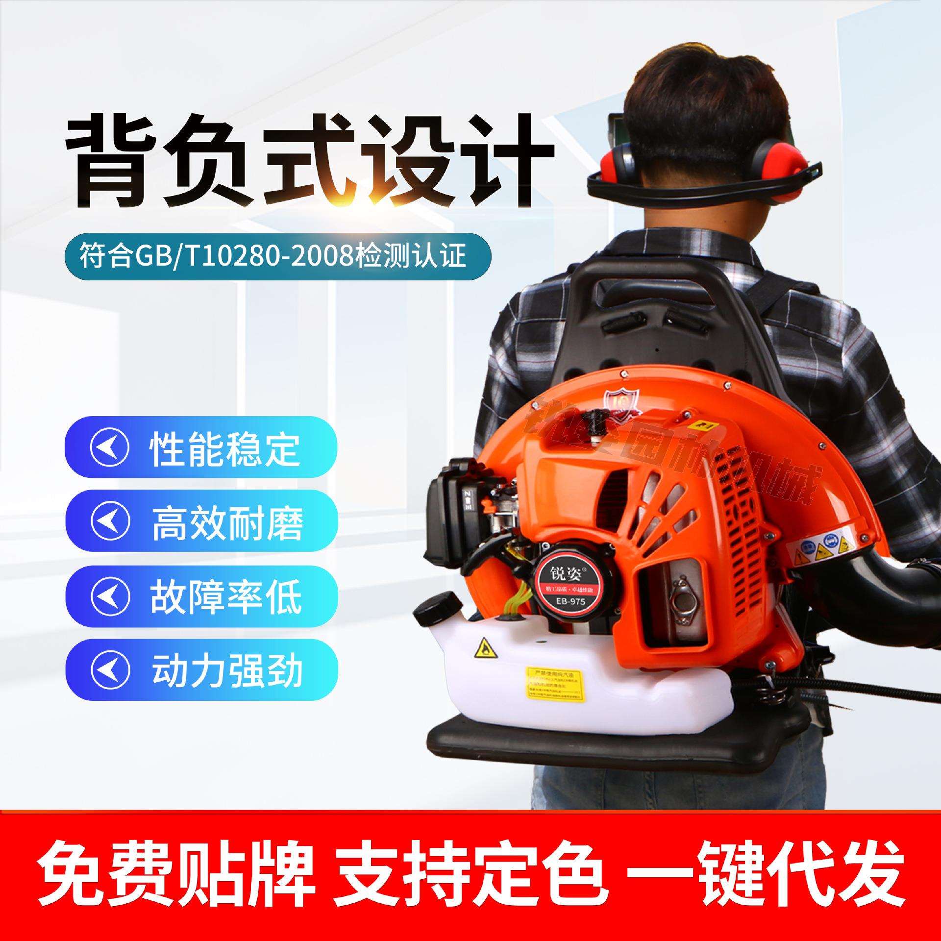锐姿大功率风力灭火机汽油吹风机落叶道路除尘养护大棚吹雪机商用