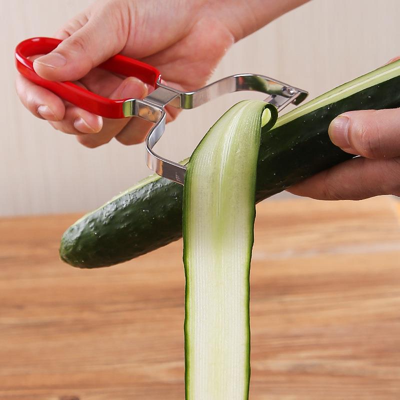 瓜刨蔬菜刨304不锈钢浸塑柄削皮器蔬菜水果土豆青瓜胡萝卜削皮刀