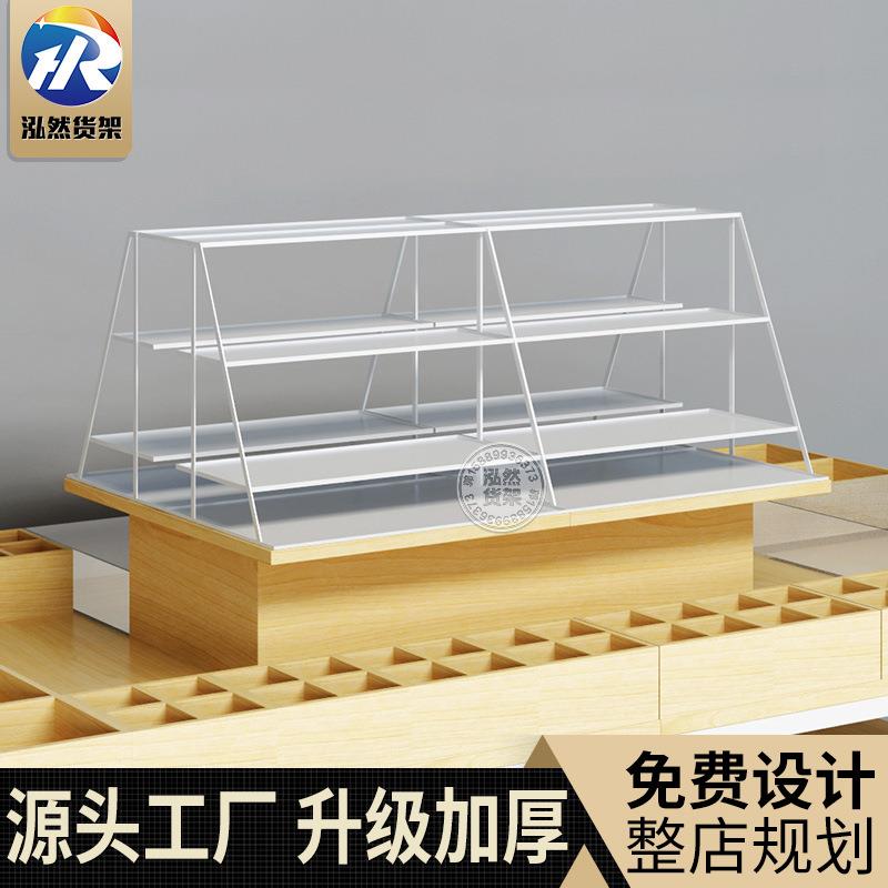 三层示梯形展架具GAQ精品母婴店多层端桌面置物架超市文门口陈列