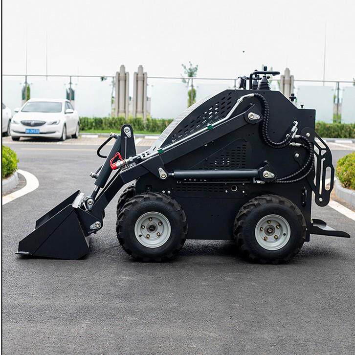 mini skid steer loader 轮式小型滑移装载机 微型小铲车 Wheeled
