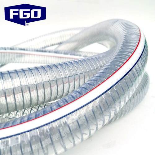 FGO钢丝软管PVC加厚型钢丝软管特加厚50米长聚录乙烯软管
