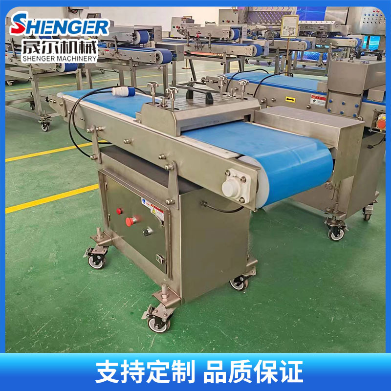 商用连续式鸡胸肉分切 机鲜肉切片机 全自动鸡鸭肉开片机切条机