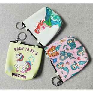 特价清仓带钥匙环的小小拉链包~可放钥匙数据线耳机包~小号收纳包