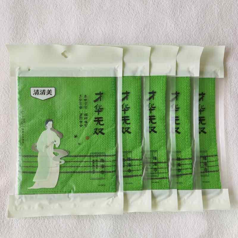 包邮清清美磨砂单层搓灰洗澡巾手套型沐浴条搓澡巾下泥去灰搓澡布