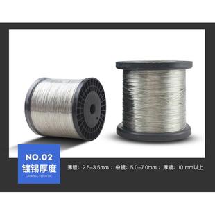 2.0 镀锡铜线 1.0 1.5 1.6 1.4 0.8 1.2 2.5mm 镀锡铜0.5 1.8 0.6