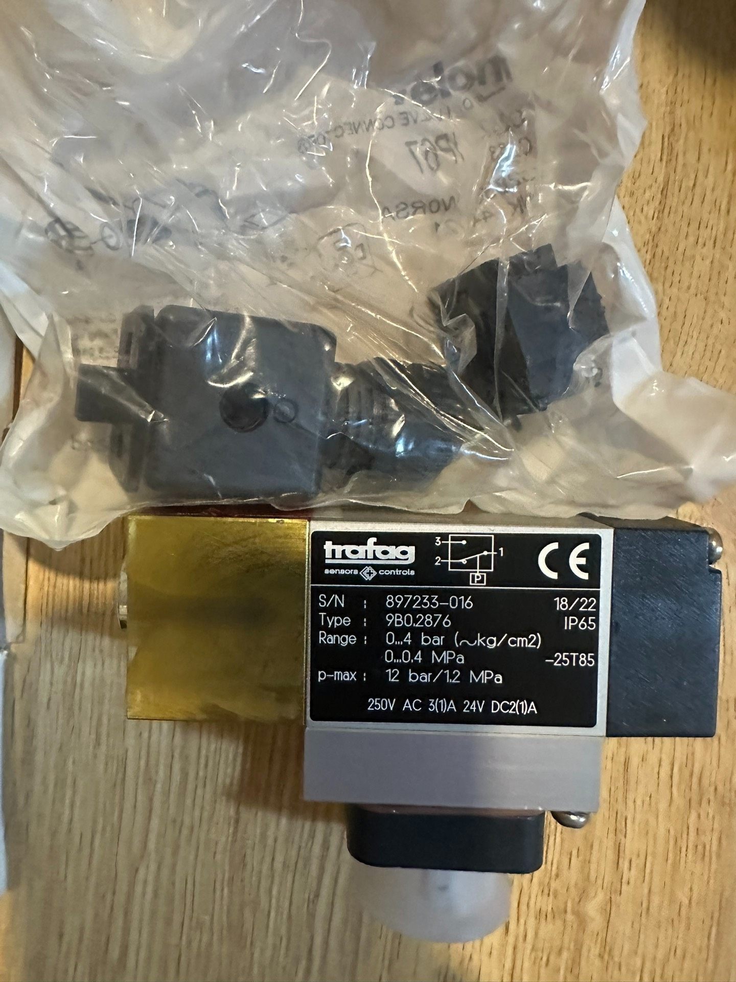 trafag探头，型号：9B0 2876 750 02 00