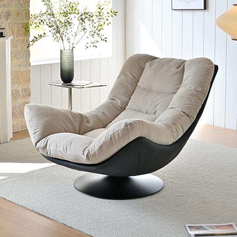 单人沙发椅设计师客厅阳台休闲懒人沙发可睡可躺舒适单人椅可旋转