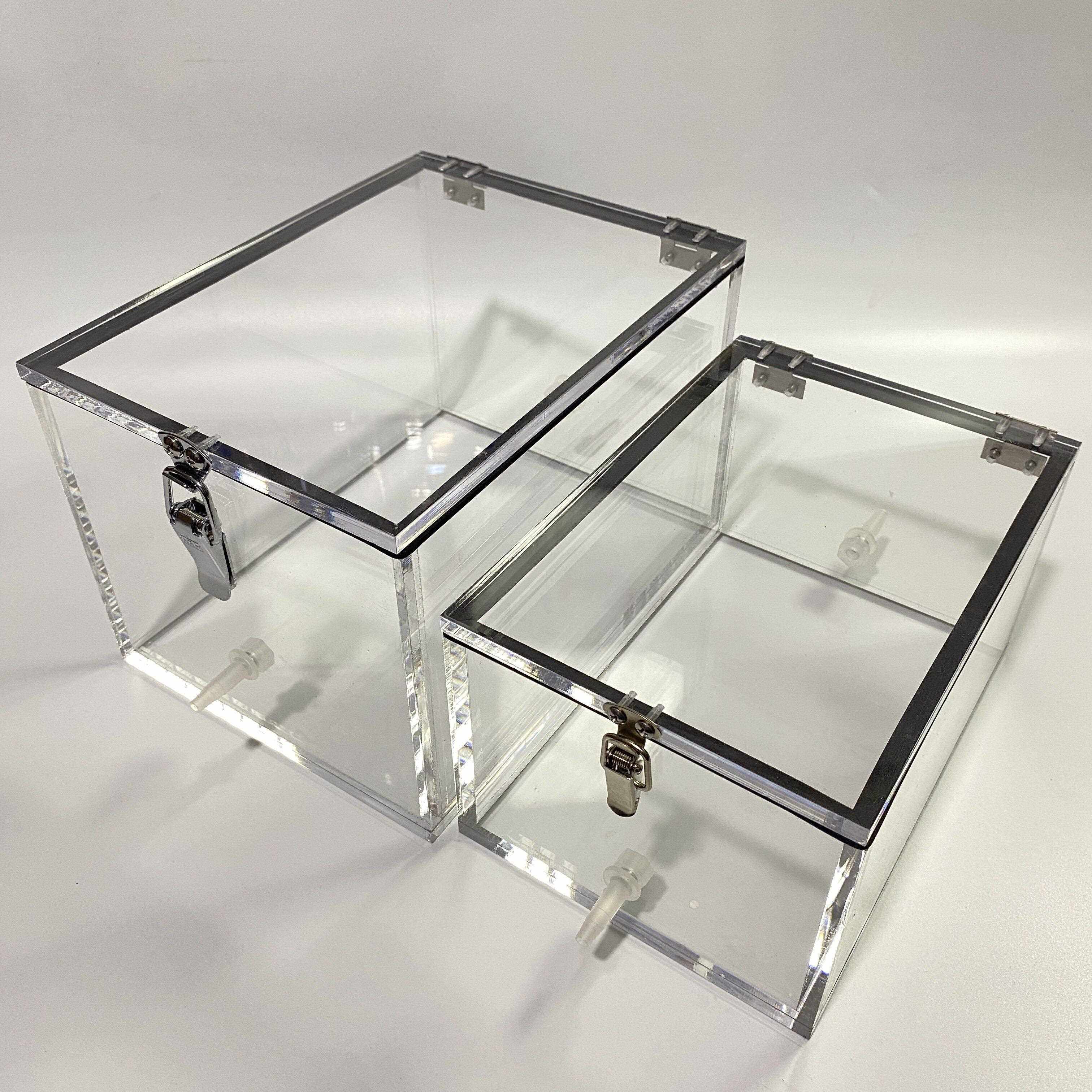 大鼠小鼠兔子麻醉诱导箱诱导盒预麻箱小动物麻醉配件可定制尺寸