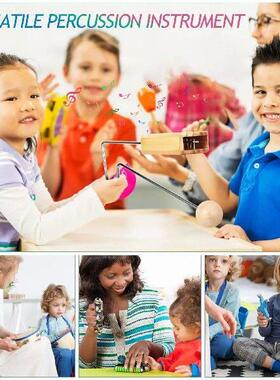 Vibraslap Percussion Instrument Unique Sound Durable Wooden