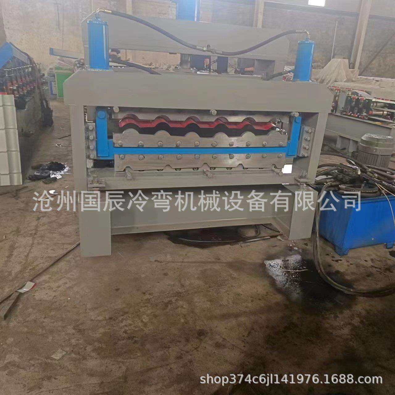 全自动75锌钢百叶窗机器 彩钢成型机通风百叶片设备 国辰压瓦机