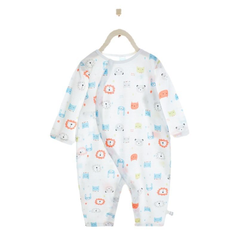 儿连体衣夏季空调服薄款长袖睡衣棉汗布秋哈衣宝宝夏装,童装/婴儿装/亲子装,连身衣/爬服/哈衣,淘宝优惠券,粉丝福利购,淘宝优惠卷