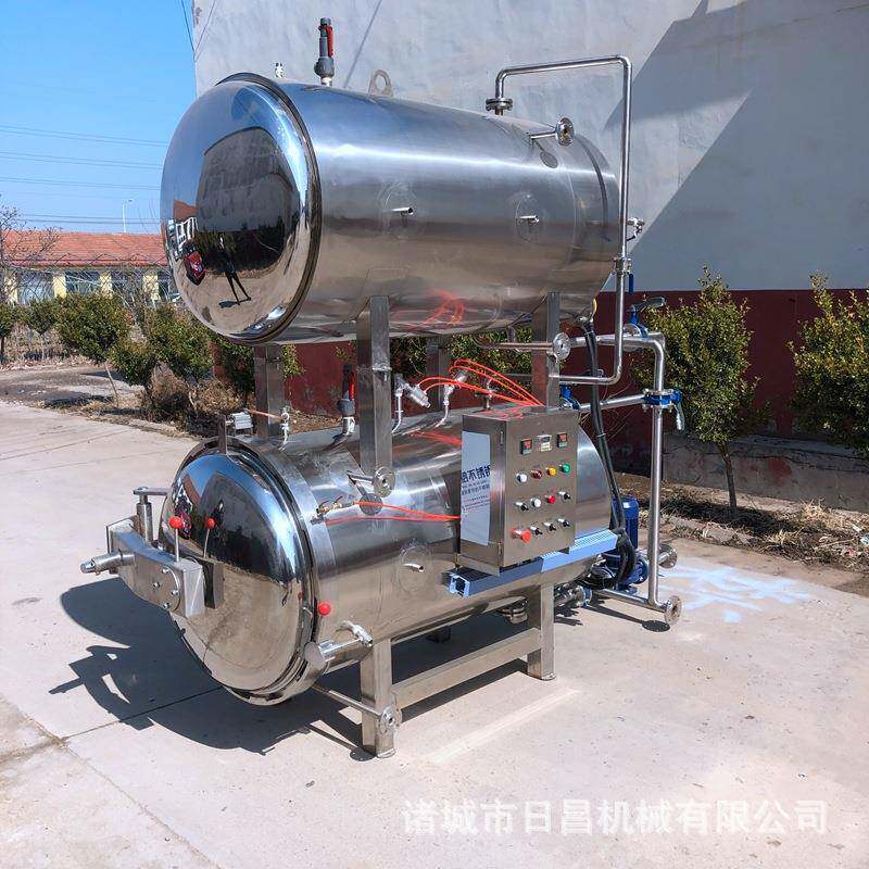 包装袋食品杀菌锅不锈钢电加热双层水浴杀菌锅核桃仁杀菌锅设备