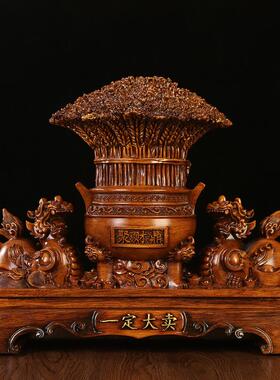 一定发财聚宝盆招财貔貅摆件发财树装饰办公桌收银台店铺开业礼品