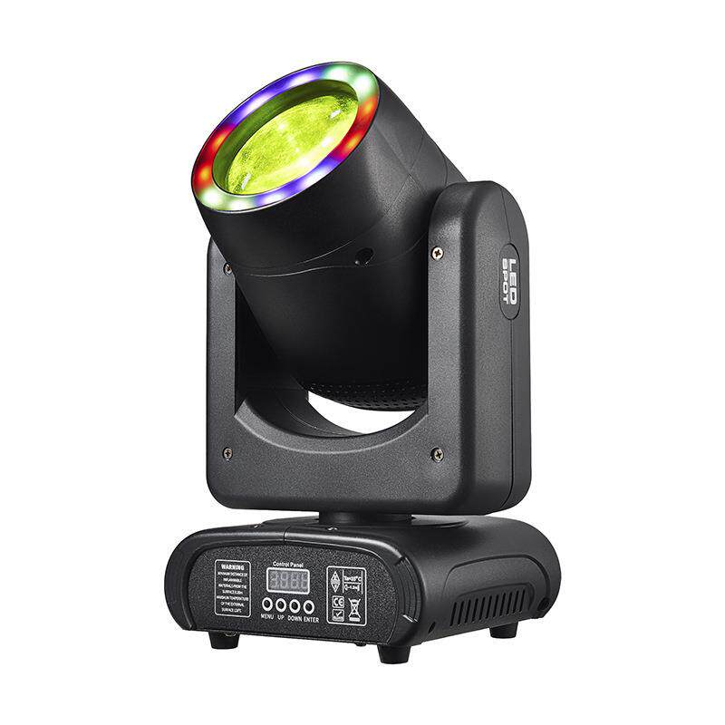 迷你款120W LED光束摇头灯mini beam18棱镜三合一灯珠声控舞台灯