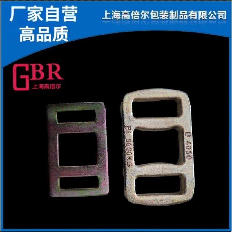 目字扣金属锻造编织带锻打目型环冲压目字型打包扣加固包边卡扣