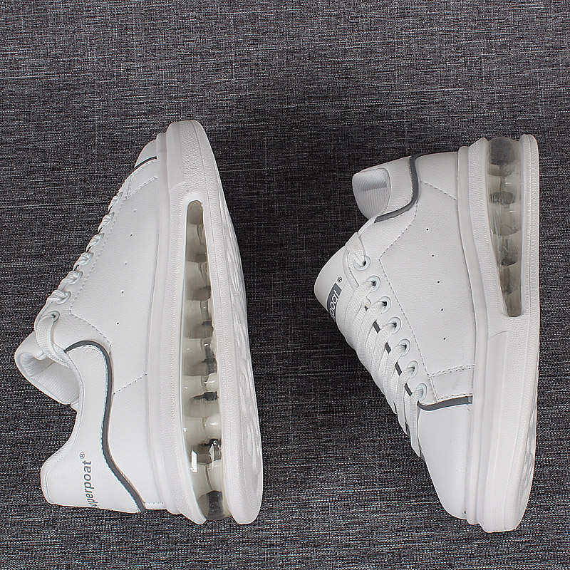 春秋新款鞋子女韩版百搭厚底气垫学生小白鞋潮流情侣休闲运动单鞋,女鞋,浅口单鞋,淘宝优惠券,粉丝福利购,淘宝优惠卷