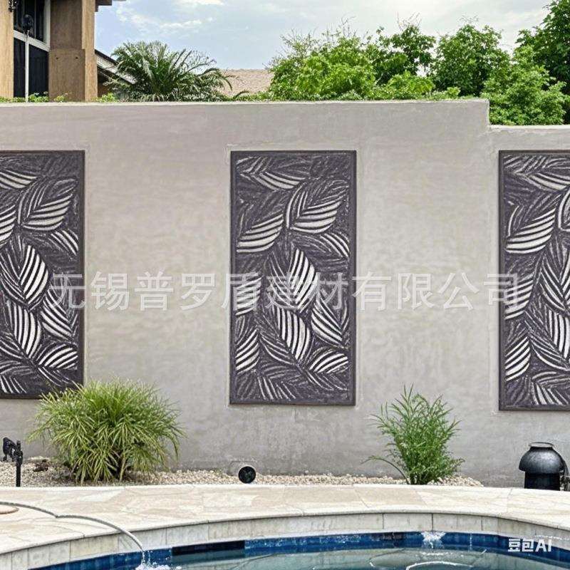 家用镂空小门 防坠栏杆雕花板隔断 阳台防护栏杆 室内隔断护栏