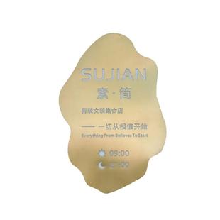 批发创意不锈钢金属镂空灯箱展示牌门头招牌悬挂LED发光广告牌 字