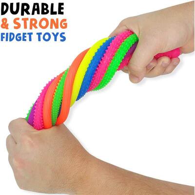 Squishy Textured Stretchy Strings Fidget Toy Bumpy面条拉拉乐