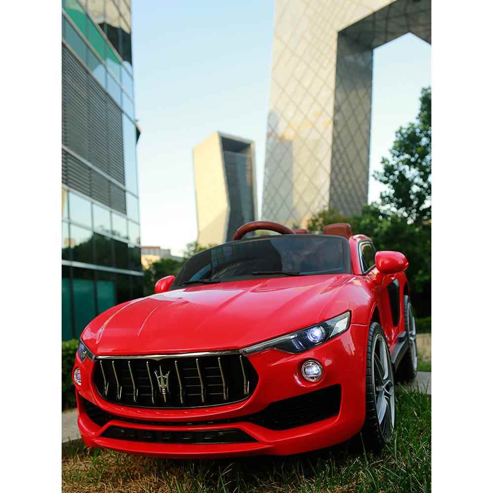 高档玛儿童电动汽车可坐人男女宝宝四轮汽莎车孩四驱遥小控玩具车