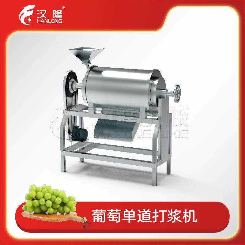 专业生产不锈钢工业葡萄单道打浆机全自动打浆机去皮去核食品机械