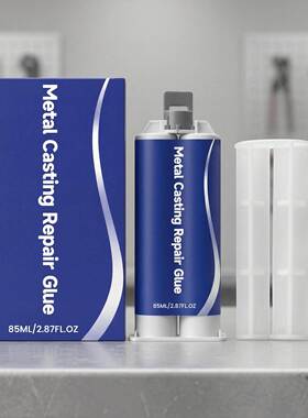 Metal casting repair adhesive, high-temperature resistant we