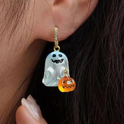 Spooky Earrings Small 3D Ghost Earrings Jewelry Pumpkin