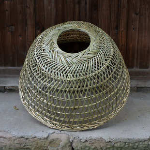 竹编笼子鸡鸭笼鸟笼竹罩子烤火烘衣服灯罩灯具竹制品装饰摆设包