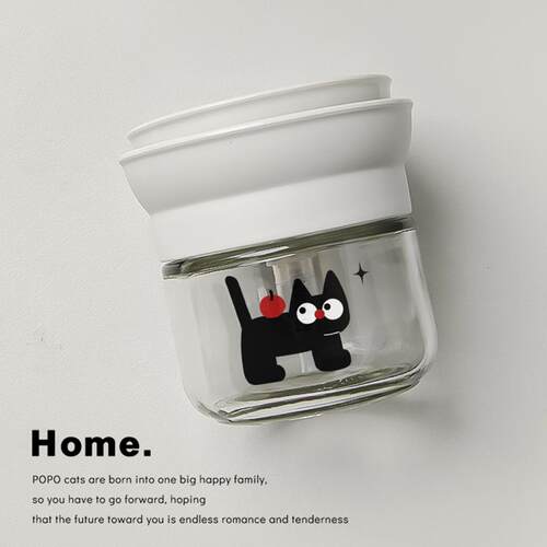 可爱小猫洗洁精按压器厨房水槽皂液器多功能洗碗神器高颜值分装瓶