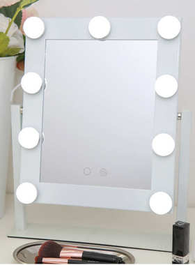 台式调光梳妆镜美容触摸化妆镜灯泡带公主欧式家居