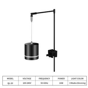 灯绳吊挡led照明变色草灯灯鱼缸鱼缸筒水草三可调支架缸专业藻爆