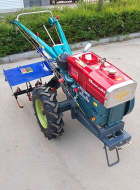 8-22马手扶拖拉机田旋耕犁地机开587沟起垄施肥力多功能农用园管