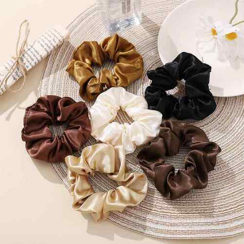 ins wind retro women's large headband hair rope accessor
