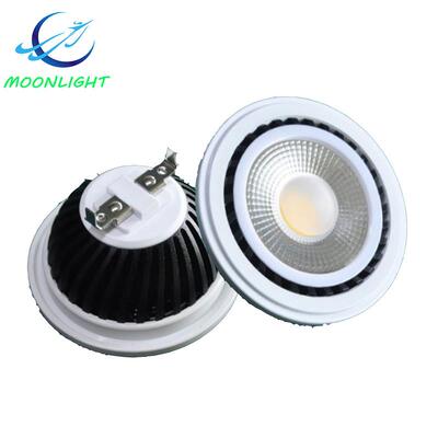 LED纯铝高亮护眼COBGU10G53可调光9w12w15w斗胆灯內胆AR111射灯