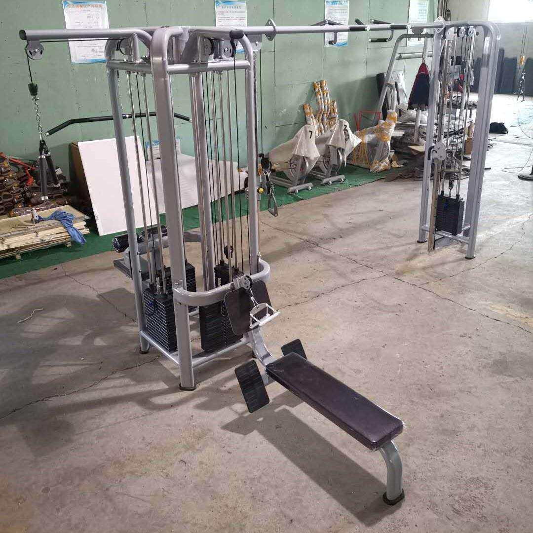 五人站综合训练器八站位商用龙门架哑铃女士跳皮筋健身器材