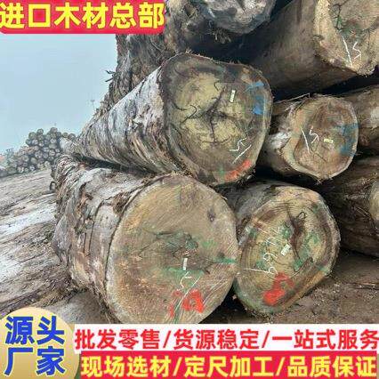 非洲柚木板材 金丝柚特斯金莲原木 沙发家具金丝柚实木