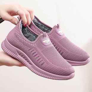 冬季 休中老年羊保暖妈妈鞋 女鞋 棉鞋 双棉闲 新毛老北京布鞋 正品