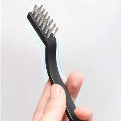 lot Mini Stainless Steel Rust Brush Brass Cleaning