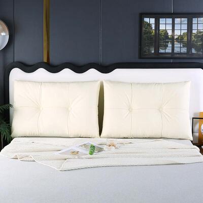 靠2026新猫拆爪皮防水靠垫床头双拼枕家用款YG2458可卸大靠背厂家