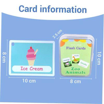 English Words Learning Flashcards for Kids 3-6 Years Reading