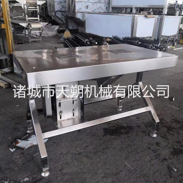 鸭胗拨胗机双室剥鸭胗设备鸭震自动脱黄皮机厂家内脏处理机