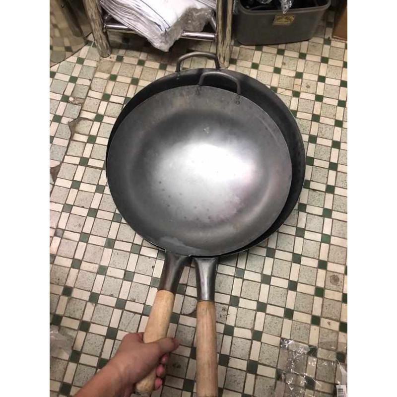 香港老陳枝刀莊記炒鍋加耳熟鐵鍋爆炒圓底明火無涂層傳統(tǒng)喜飯生活