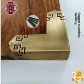 古典五金 采购产品中国古董铜角护 饰盒 装 全铜 古典家具桌椅