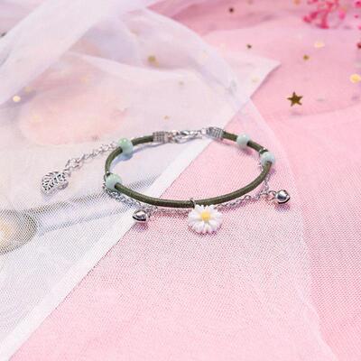 Lucky Retro Brlet Ins Niche Design Mori Sisters Daisy Flower