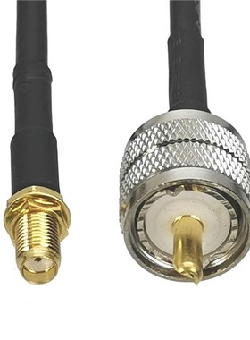 1Pcs RcG58 UHF PL259 Male Plug to SMA Female Jack Bulkhead R