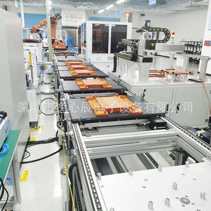 深圳观测型水下机器人全自动组装线组装检测线工装板倍速链