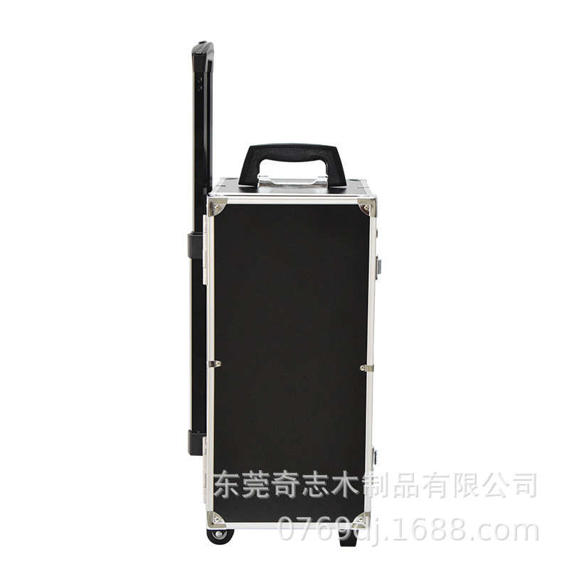 展示珠宝首饰多层pu箱便携多层箱收纳拉杆便携式珠宝皮参展抽屉