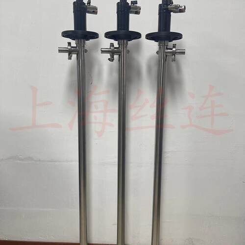 HD-A1+SS316L-1500丝连气动抽液泵不锈钢防爆油桶泵化工插桶泵